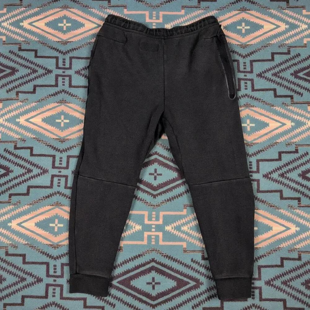 Nike Tech Fleece Pants Jogger Sweatpants Washed Faded Black Size XL - Picture 7 of 14